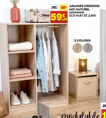 Armoire Dressings Mix Naturel