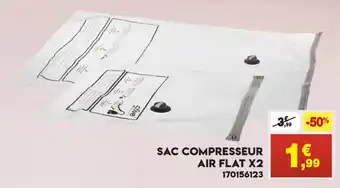 Maxi Bazar Sac Compresseur Air Flat X2 offre
