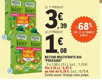 E.Leclerc Nectar Multifruits Bio offre