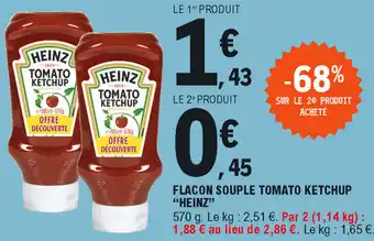 E.Leclerc Flacon Souple Tomato Ketchup offre