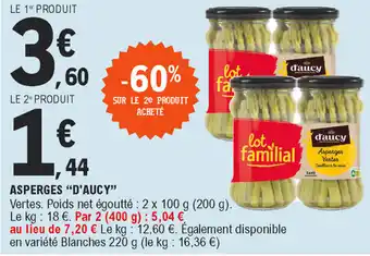 E.Leclerc Asperges "d'Aucy" offre