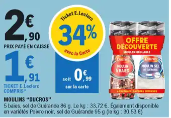 E.Leclerc Moulins "Ducros" offre