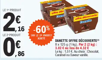 E.Leclerc Danette offre découverte offre