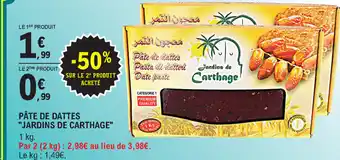 E.Leclerc Pâte De Dattes "Jardins De Carthage" offre