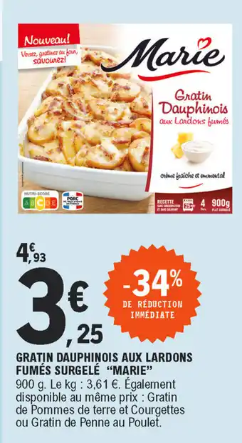 E.Leclerc Gratin Dauphinois aux Lordons offre