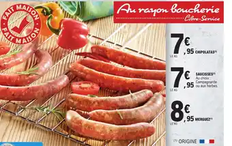 E.Leclerc CHIPOLATAS(¹) offre