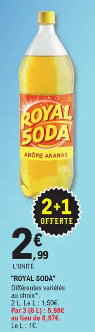 E.Leclerc "Royal Soda" offre