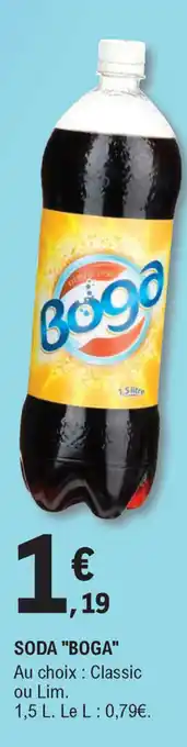 E.Leclerc Soda "Boga" offre