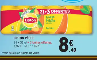 E.Leclerc Lipton Pêche offre