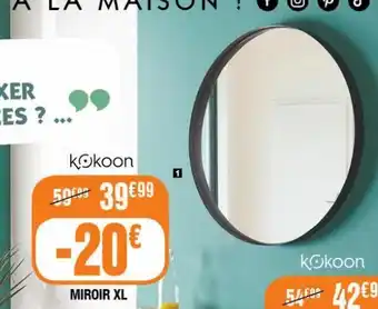 La Foir'Fouille Miroir xl offre