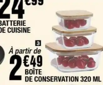 La Foir'Fouille Boîte de conservation 320ml offre