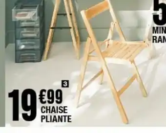 La Foir'Fouille Chaise pliante offre