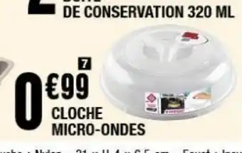 Cloche micro-ondes