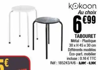 La Foir'Fouille Tabouret offre