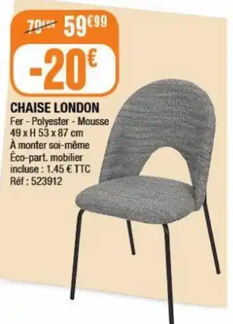 La Foir'Fouille Chaise london offre