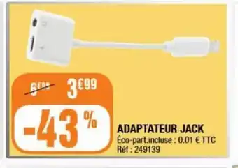 Adaptateur jack