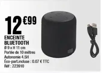 La Foir'Fouille Enceinte bluetooth offre