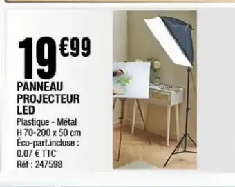 La Foir'Fouille Panneau projecteur led offre