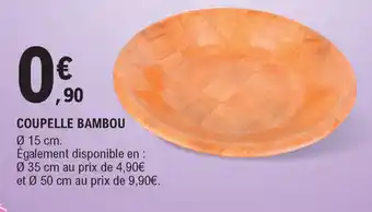 E.Leclerc Coupelle Bambou offre