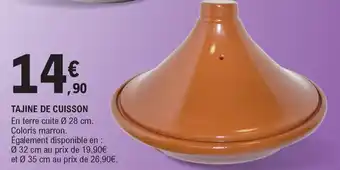 E.Leclerc Tajine De Cuisson offre