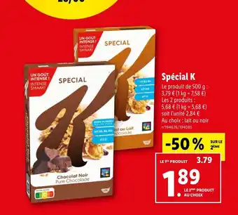 Lidl Spécial K offre