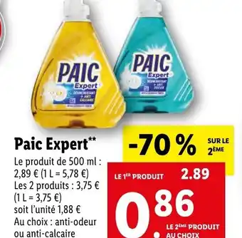 Lidl Paic Expert** offre