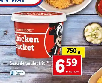Lidl Seau de poulet frit (3) offre