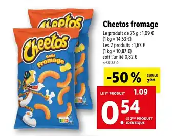 Lidl Cheetos Fromage offre