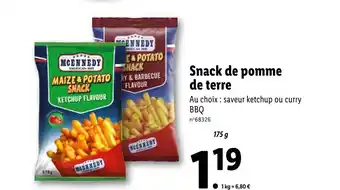Lidl Snack de pomme de terre offre
