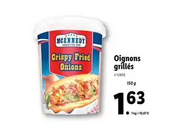 Lidl Oignons grillés offre