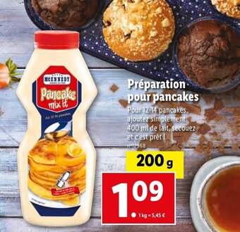 Lidl Préparation-pour pancakes offre