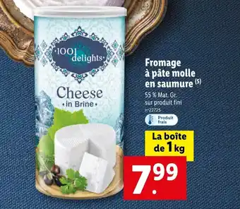 Lidl Fromage à pâte molle en saumure offre