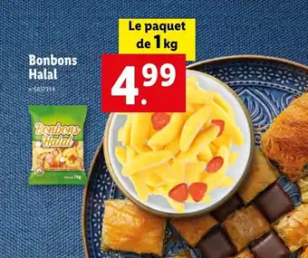Lidl Bonbons Halal offre