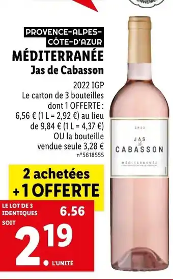 MÉDITERRANÉE Jas de Cabasson