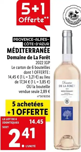 MÉDITERRANÉE Domaine de La Forêt