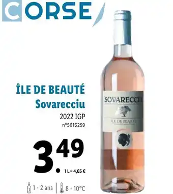 Lidl ÎLE DE BEAUTÉ Sovarecciu offre
