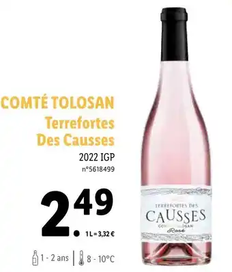 Lidl COMTÉ TOLOSAN Terrefortes Des Causses offre