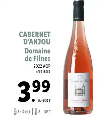 Lidl CABERNET D'ANJOU Domaine de Flines offre