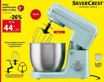 Lidl Robot multifonction blanc ou bleu offre