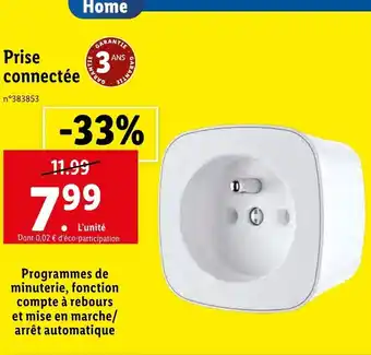 Lidl Prise connectée offre