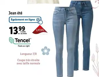 Lidl Jean été offre