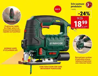 Lidl Scie sauteuse pendulaire offre