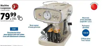 Lidl Machine à expresso offre