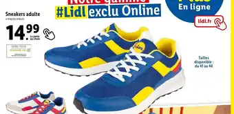 Lidl Sneakers adulte offre