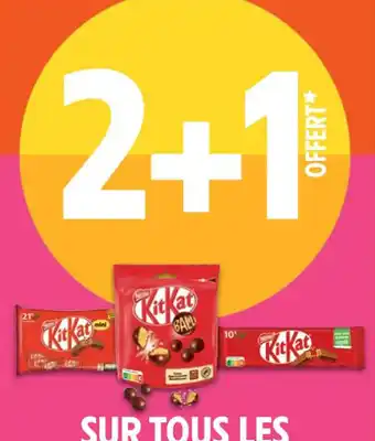 Intermarché SUR TOUS LES CHOCOLATS KIT KAT offre