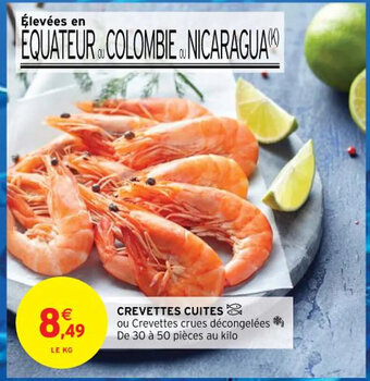 Intermarché CREVETTES CUITES offre