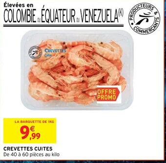 Intermarché CREVETTES CUITES offre