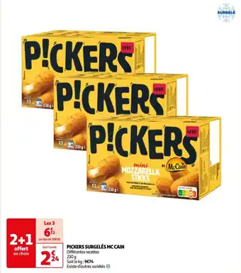 Auchan PICKERS SURGELÉS MC CAIN offre