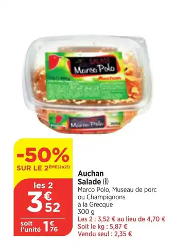 Bi1 Auchan Salade (B) offre