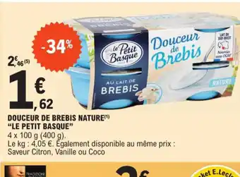 DOUCEUR DE BREBIS NATURE(Âč)